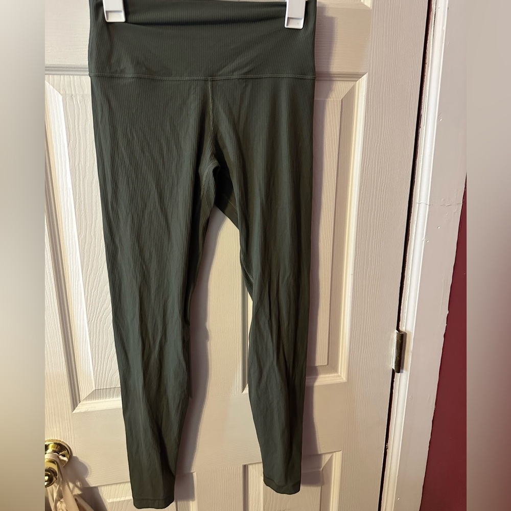 Lululemon align ribbed high rise pant 28”